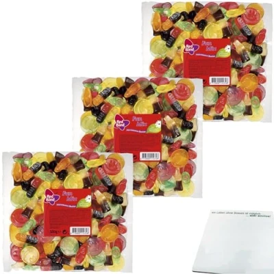 Abbildung von Red Band Fun Mix 3er Pack (3x500g Beutel) + usy Block