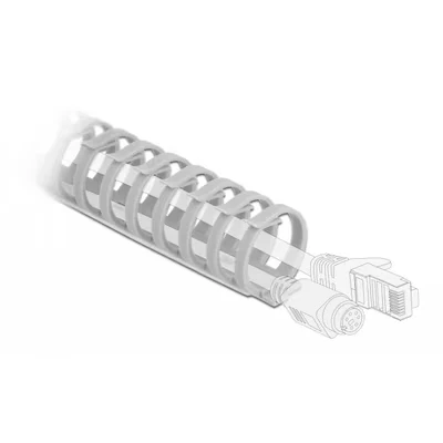 Abbildung von Delock Kabelkanal Flexibel selbstklebend schraubbar 35 x 30 mm Länge 50 cm grau