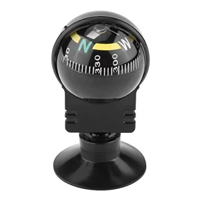 Abbildung von Suuonee Dash Mount Kompass, verstellbarer Kompass Navigation Wanderrichtung Zeige Guide Ball Auto LKW Outdoor
