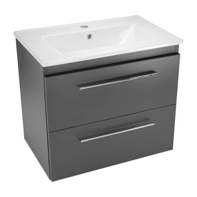 Abbildung von paplinskimoebel Waschtisch mit Unterschrank 50 x 39 53,5 cm Waschbeckenunterschrank Badezimmer wandschrank Waschbecken für Badezimmerschrank