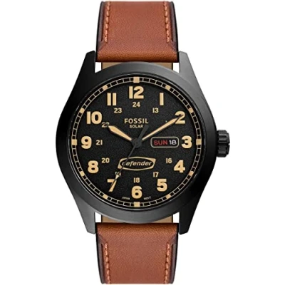 Abbildung von Fossil Defender Uhr, Herren, Größe: One Size, Stainless steel/black