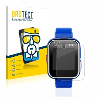 Abbildung von BROTECT Schutzglas für Vtech Kidizoom Smart Watch DX2 Schutzfolie Panzer Folie Glas [Extrem Kratzfest 9H, Anti Fingerprint, Ultra Transparent]