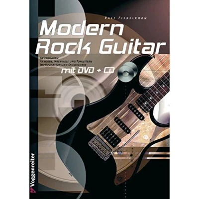 Abbildung von Modern Rock Guitar. Mit CD und DVD Video: Grundlagen, Akkorde, Intervalle Tonleitern, Improvisation Spieltechnik: Grundlagen Spieltechnik für Anfänger!