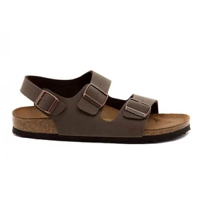 Abbildung von Birkenstock Milano Riemensandalette, Größe: 42, Mocca Schuhe