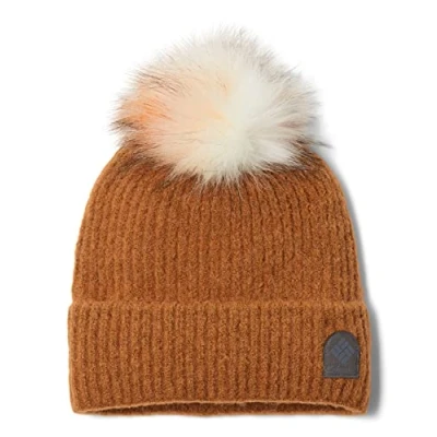 Abbildung von Columbia Damen Winter Blur Pom Beanie, Camel Braun, One Size