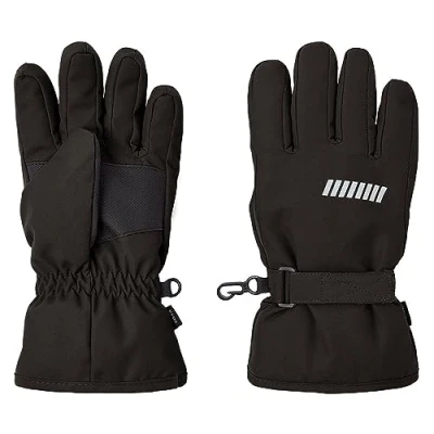Abbildung von Name it NKNSNOW10 Gloves Unisex Fingerhandschuh für Kinder, Größe: 104 116, Black