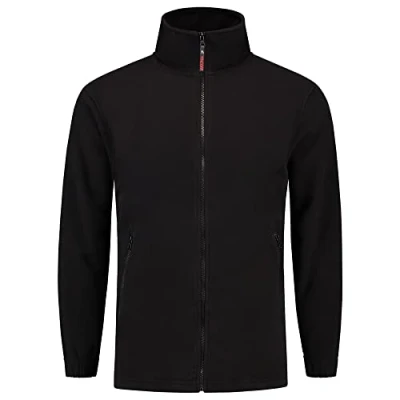 Abbildung von Tricorp 301002 Casual Fleece Jacke, 100% Polyester, 320g/m², Schwarz, Größe M