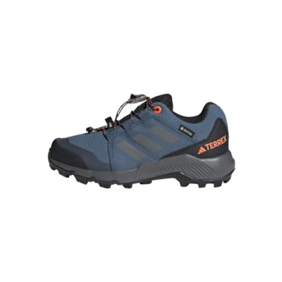 Abbildung von adidas Performance Terrex GTX Unisex Hikingschuh für Kinder, Größe: 38, Steel/grey three/impact orange Textil/synthetik