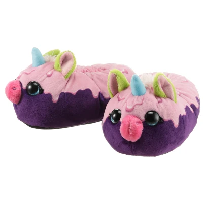 Abbildung von Nici Plüsch Hausschuhe &quot;NICIdoo Einhorn&quot;, im farbenfrohen Look
