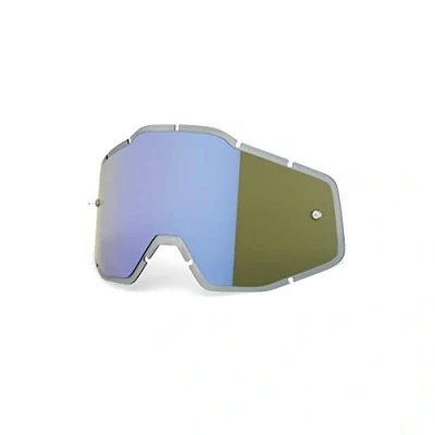 Abbildung von 100% Racecraft/Accuri/Strata Spiegel/Smoke Anti Nebel Injected Ersatzlinse, Blau, One Size
