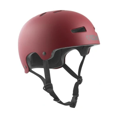 Abbildung von TSG Erwachsene Evolution Solid Color Halbschalenhelm, Satin Oxblood, L/XL