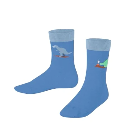 Abbildung von Falke Dinosaurs Socken für Kinder, Größe: 39 42, Blue note