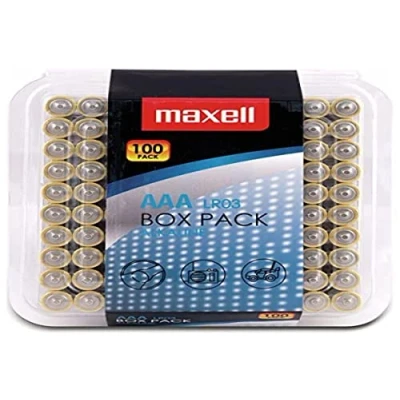 Abbildung von Maxell 790410 Alkaline LR03 AAA Micro Box Pack (100er Pack)
