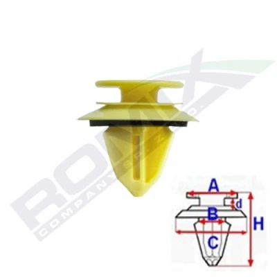 Abbildung von ROMIX C70308 Clip MERCEDES BENZ: ML Klasse