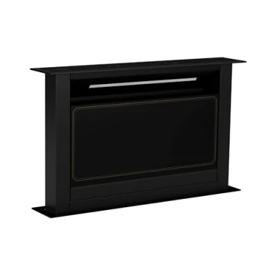 Abbildung von Klarstein Victoria Downdraft Dunstabzugshaube A++ Energieeffizienz, 713,8 m3/h Luftstrom, Superleise 52 dB, Touchscreen, Spülmaschinengeeignete Filter, LED Beleuchtung, Schwarz