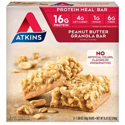 Abbildung von Atkins Advantage Bar Peanut Butter Granola 5 Bars