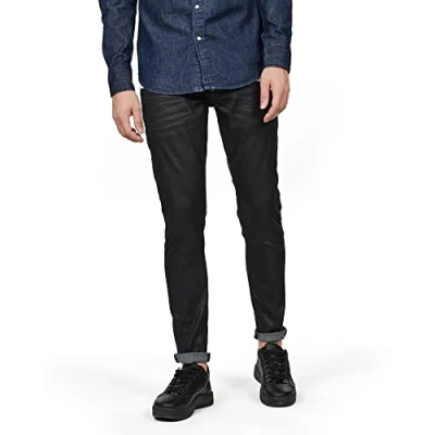 Abbildung von G Star Revend Skinny Jeans Fit, Herren, Größe: 35x38, Black pintt stretch denim