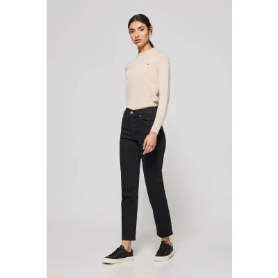 Abbildung von Polo Club Damen Jeanshose Telma Schwarz Mit Details 40