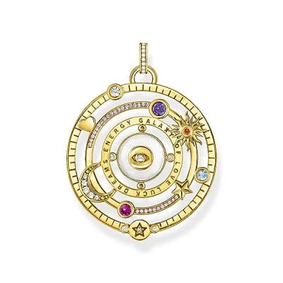 Abbildung von Thomas Sabo PE957 565 7 Anhänger mit Symbolen Goldfarben
