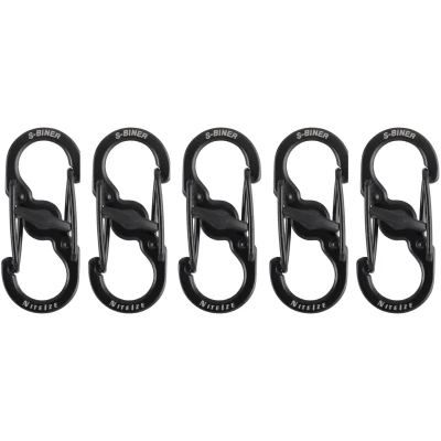 Abbildung von Nite Ize S Biner MicroLock Edelstahl Langlebiger Schlüsselhalter Karabiner Clip mit Verriegelungstoren Langlebige &amp; Starke Mini für Schlüsselanhänger Zubehör Schwarz (5