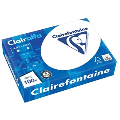 Abbildung von Clairefontaine Druckerpapier 1950C Kopierpapier Clairalfa DIN A4 100 g/qm 500 Blatt