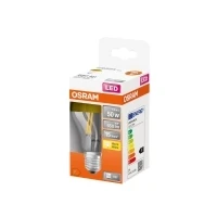 Abbildung von OSRAM Filament LED Lampe mit E27 Sockel, Warmweiss (2700K), Birnenform Gold verspiegelt, 7W, Ersatz für 50W Glühbirne, Retrofit CLASSIC A Mirror, 1 Stück (1er Pack)