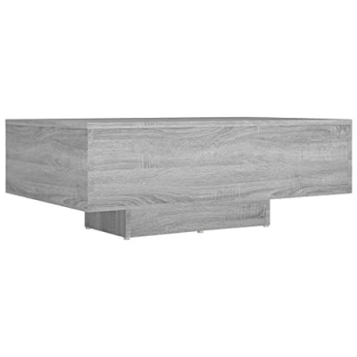 Abbildung von vidaXL Couchtisch Beistelltisch Wohnzimmertisch Kaffeetisch Sofatisch Teetisch Tisch Wohnzimmer Grau Sonoma 85x55x31cm Holzwerkstoff