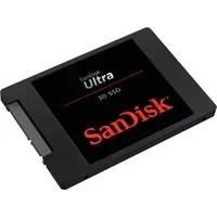 Abbildung von SanDisk Ultra 3D SSD 500 GB interne Festplatte (SSD intern 2,5 Zoll, stoßbeständig, NAND Technologie, n Cache 2.0 560 MB/s Übertragungsraten) Schwarz