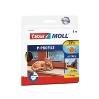 Abbildung von tesa Dichtungsbänder P Profil 9 mm x 6 m weiß