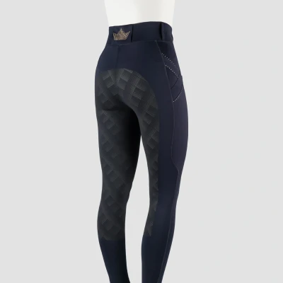 Abbildung von Horka Reitleggings Momentum Blau/Rose