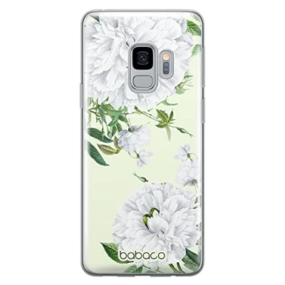 Abbildung von Babaco ERT Group Handyhülle für Samsung S9 Original und offiziell Lizenziertes Muster Flowers 047 optimal an die Form des Handy angepasst, hülle aus TPU