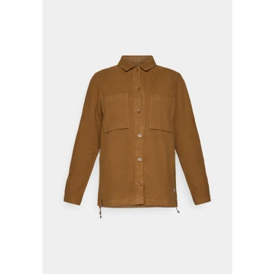 Abbildung von Fjällräven Singi Overshirt Hemdbluse, Damen, Größe: Small, Wood brown