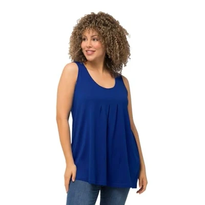 Abbildung von Ulla Popken Grosse GRÖSSEN Top, Damen, Größe: 58/60, Classic blue