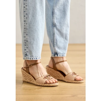 Abbildung von Tamaris Espadrille, Damen, Größe: 36, Nature Schuhe