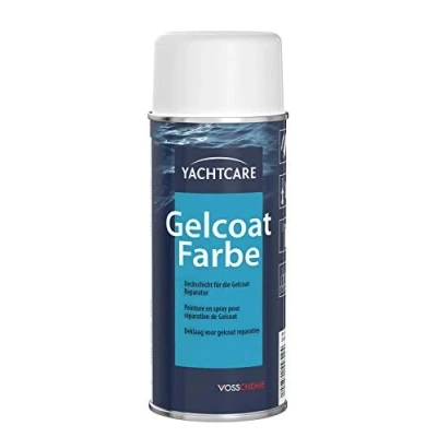 Abbildung von Yachtcare Gelcoat Farbe 400ML RAL 9001 Glänzende Endversiegelung zum Sprühen für &amp; GFK