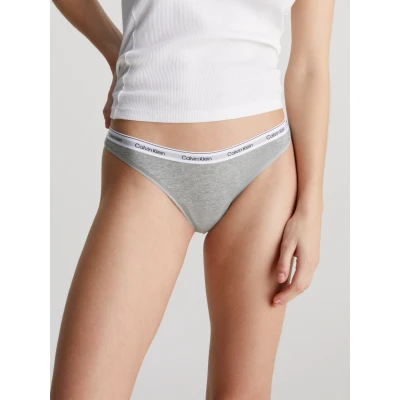 Abbildung von Calvin Klein Underwear Thong String, Damen, Größe: XL, Grey heather