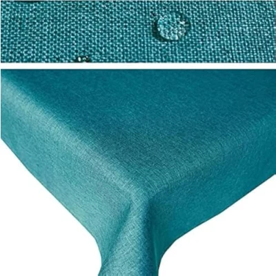 Abbildung von texpot Tischdecke Lotuseffekt Leinenoptik Bügelfrei Fleckschutz wasserabweißend (1 tlg)