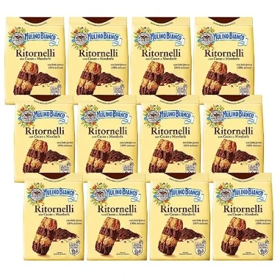 Abbildung von MULINO BIANCO Ritornelli Italienische Kekse mit Kakao und Mandeln 700g (Ritornelli, x12)