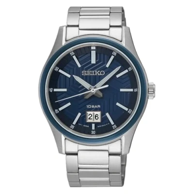 Abbildung von Seiko Quarzuhr, Armbanduhr, Damenuhr, Herrenuhr, Saphirglas, Datum