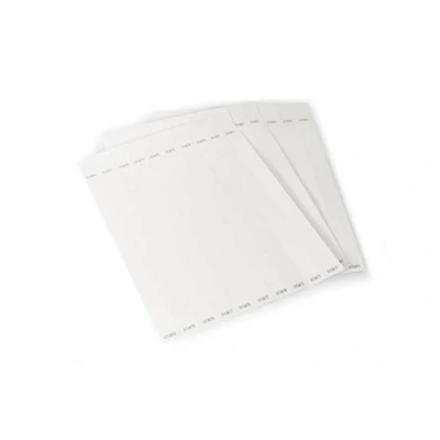 Abbildung von COLOP e mark Eventbänder 19 x 250 mm, weiß, zur individuellen Bedruckung mit allen Modellen!
