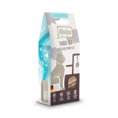 Abbildung von MjAMjAM Snackbox für Katzen, Pferd, 40 g (1er Pack)