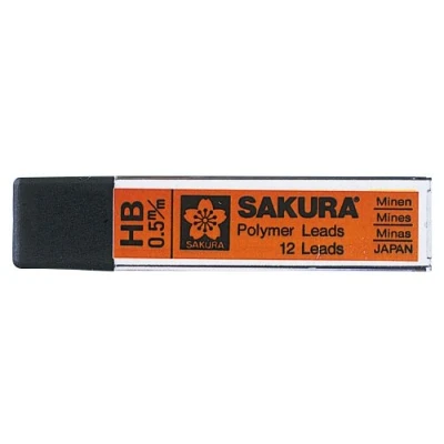 Abbildung von Sakura Mechanical pencil refill 0.5 mm HB polymer leads