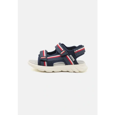 Abbildung von Geox Airadyum Riemensandalette für Kinder, Größe: 29, Navy/red Schuhe