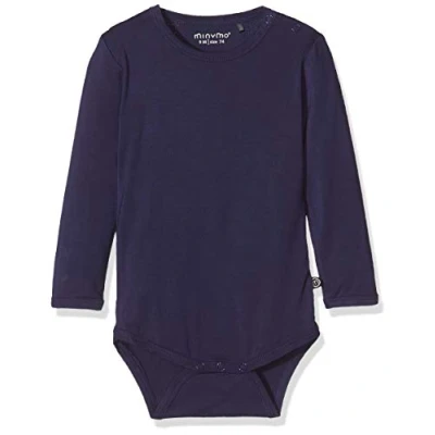 Abbildung von MINYMO Unisex Baby Langen Ärmeln Formender Body, Blau (Dark Navy 778), (Herstellergröße: 80)