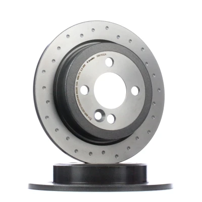 Abbildung von BREMBO XTRA LINE 08.9163.2X Bremsscheibe 259 10 4 voll, gelocht beschichtet hochgekohlt MINI: Schrägheck, Roadster, Clubman