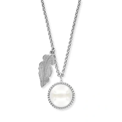 Abbildung von Engelsrufer Kette mit Anhänger The GLORY of pearls, FEDER, ERN FEDER G, Muschelkernperle