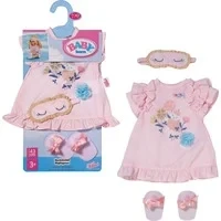 Abbildung von BABY born Nachthemd mit Schlafmaske und Pantoffeln für 43cm Puppen, 838761 Zapf Creation