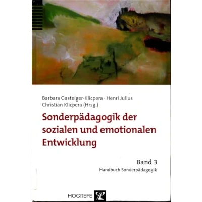 Abbildung von Sonderpädagogik der sozialen und emotionalen Entwicklung (Handbuch Sonderpädagogik)