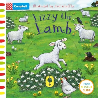 Abbildung von Lizzy the Lamb: A Push, Pull, Slide Book (Campbell Axel Scheffler)
