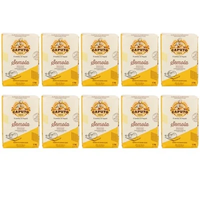 Abbildung von Molino Caputo Pizzamehl Set mit Gratis Pizzateigkarte von MIGASE 10kg Semola